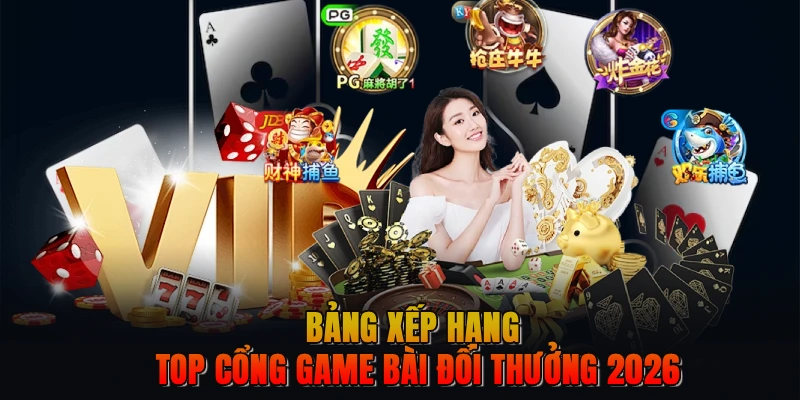 Bảng xếp hạng top cổng game bài đổi thưởng 2026