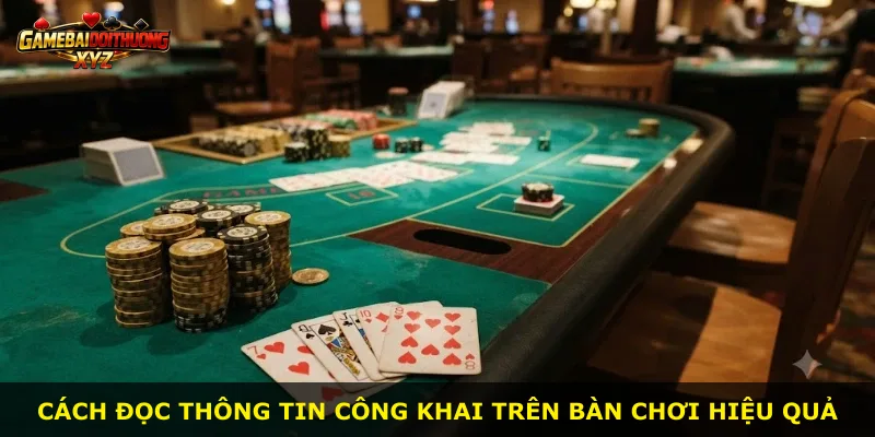 Cách đọc thông tin công khai trên bàn chơi hiệu quả