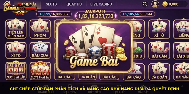 Ghi chép giúp bạn phân tích và nâng cao khả năng đưa ra quyết định