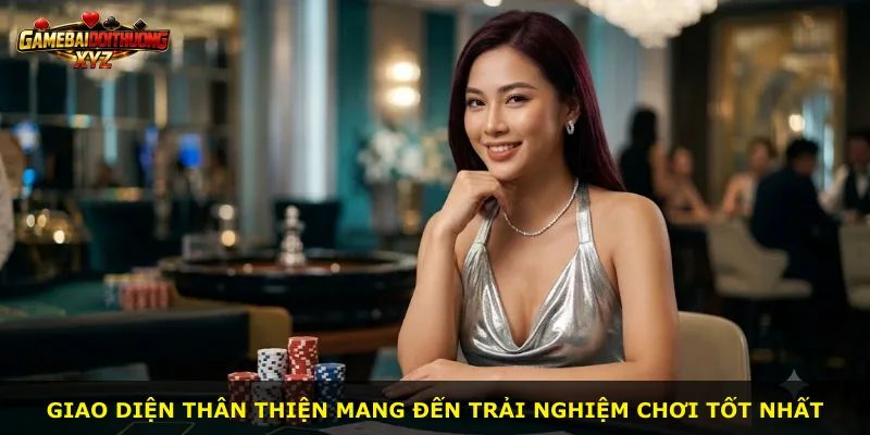 Giao diện thân thiện mang đến trải nghiệm chơi tốt nhất