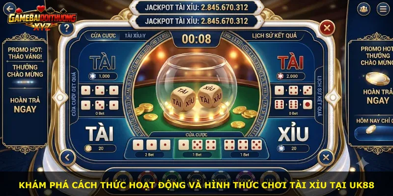 Khám phá cách thức hoạt động và hình thức chơi Tài Xỉu tại Uk88