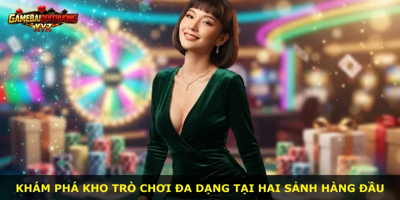 Khám phá kho trò chơi đa dạng tại hai sảnh hàng đầu