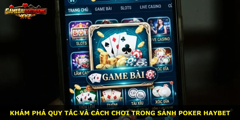 Khám phá quy tắc và cách chơi trong sảnh Poker Haybet