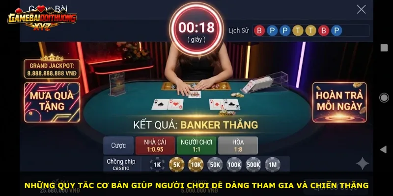 Những quy tắc cơ bản giúp người chơi dễ dàng tham gia và chiến thắng
