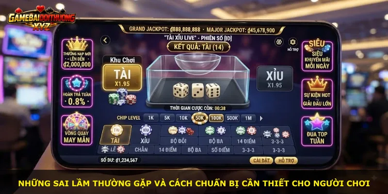 Những sai lầm thường gặp và cách chuẩn bị cần thiết cho người chơi