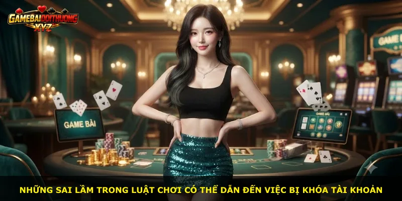 Những sai lầm trong luật chơi có thể dẫn đến việc bị khóa tài khoản