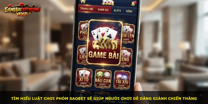 Tìm hiểu luật chơi Phỏm Saobet sẽ giúp người chơi dễ dàng giành chiến thắng