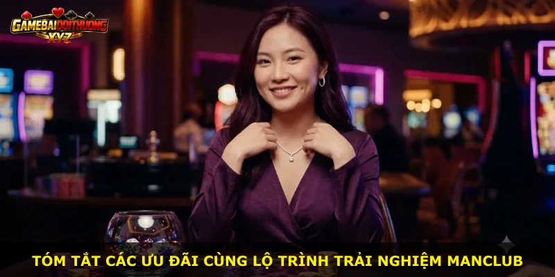 Tóm tắt các ưu đãi cùng lộ trình trải nghiệm Manclub